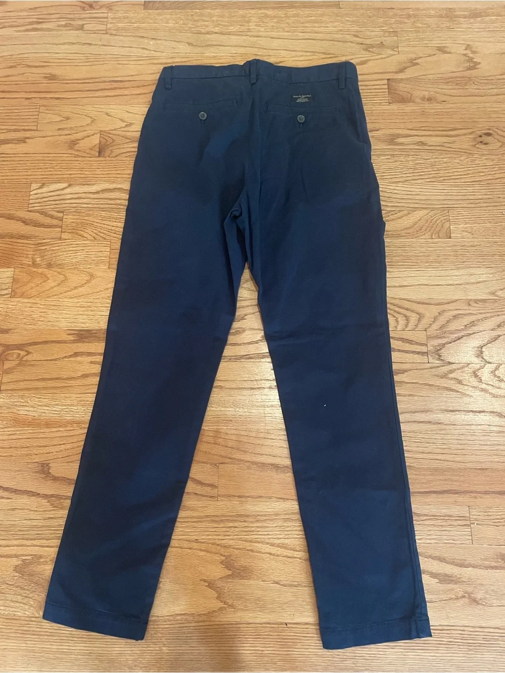 Banana Republic Men's Navy Slim Straight Chinos